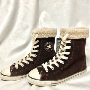 Brand new Converse boots. Brown leather.